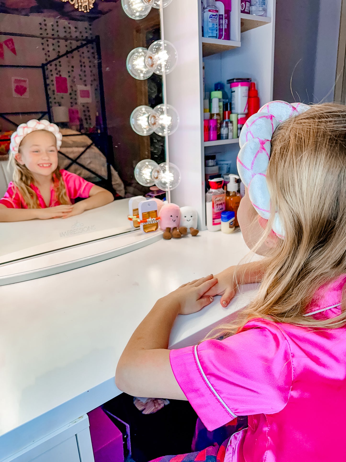 Pink Bow Headband